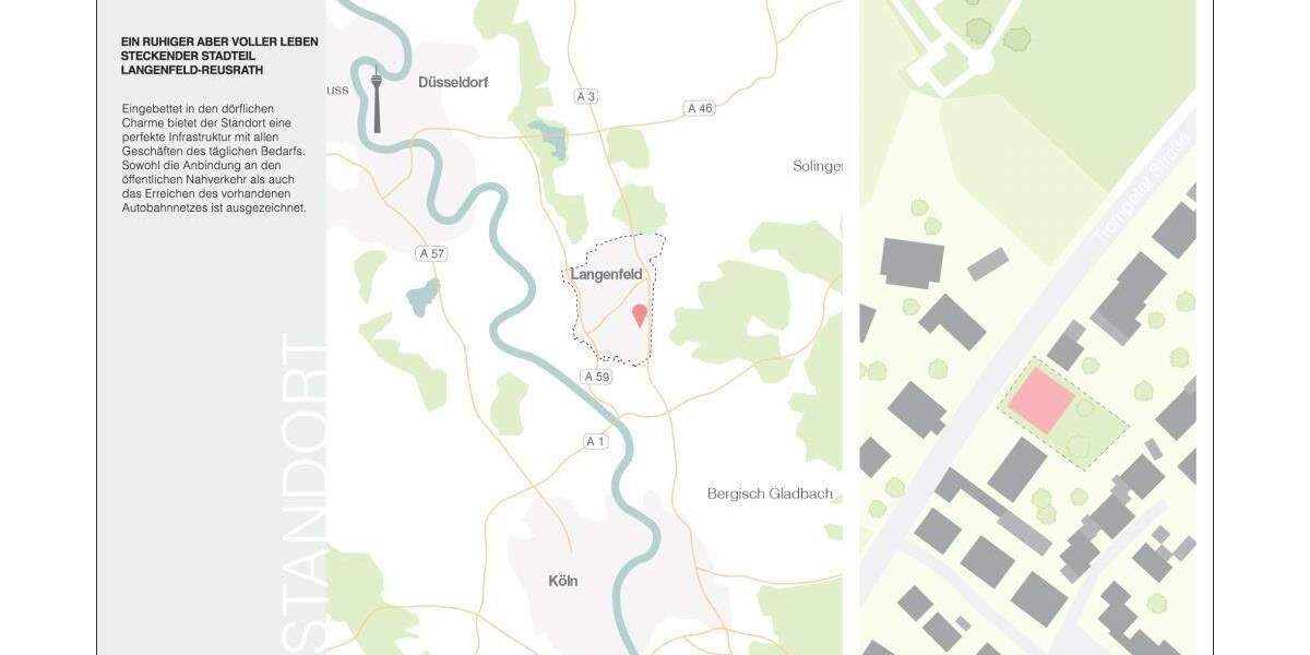 Etagenwohnung Langenfeld Reusrath - 4 Zimmer, 128 m&sup2;, 689.000&euro; | Angebot:25749226