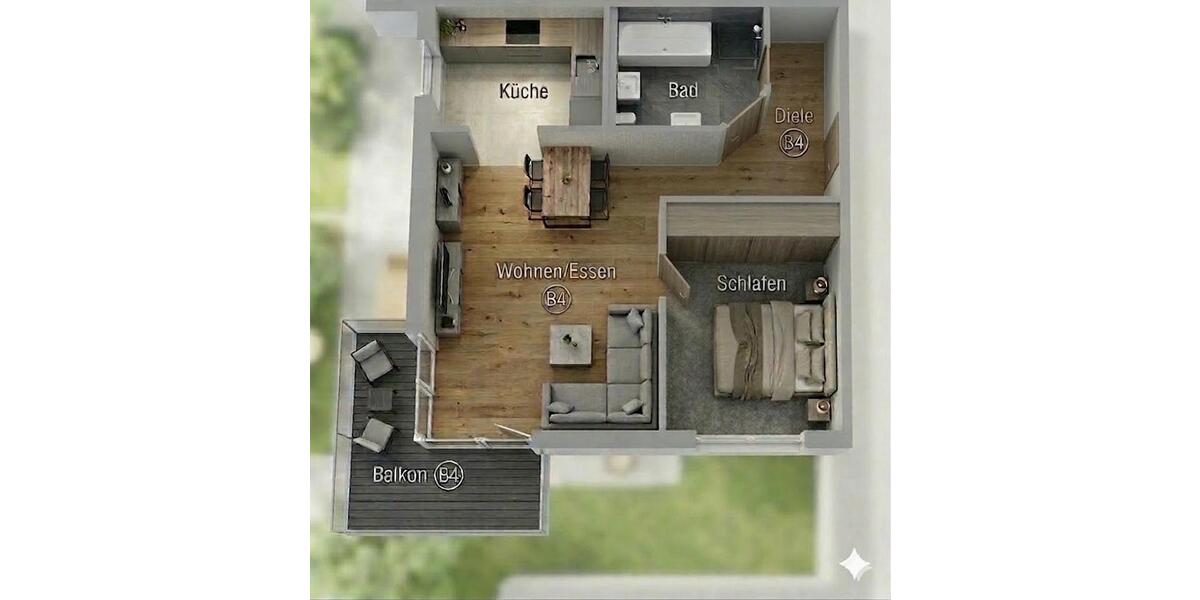 Etagenwohnung Moers - 2 Zimmer, 56 m&sup2;, 650&euro; | Angebot:25749465