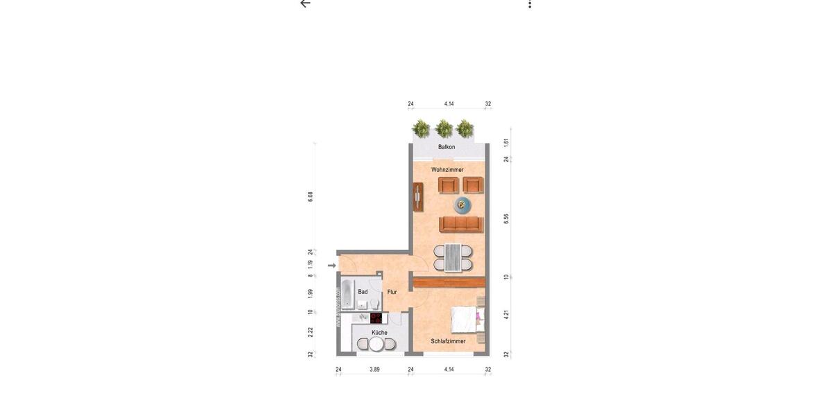 Etagenwohnung Kaarst - 2 Zimmer, 67 m&sup2;, 214.000&euro; | Angebot:26568237