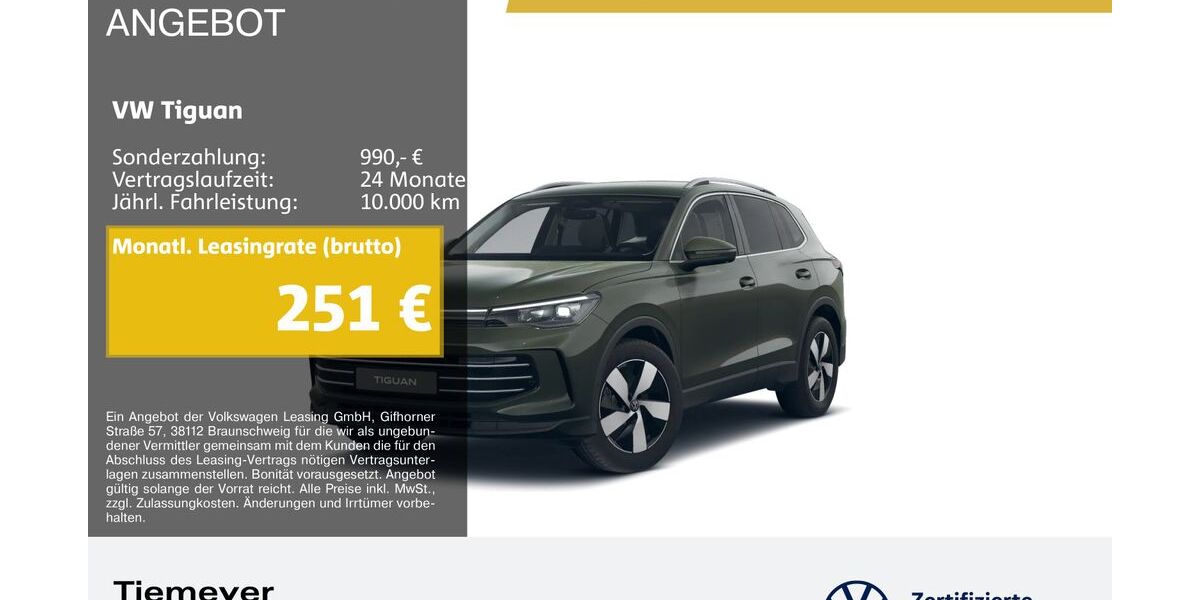 VW Tiguan 5.686 km 37.720 &euro; Duisburg 47059