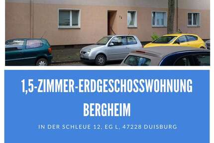 Wohnung Duisburg Oestrum - 1.5 Zimmer, 43 m&sup2;, 282&euro; | Angebot:25793141