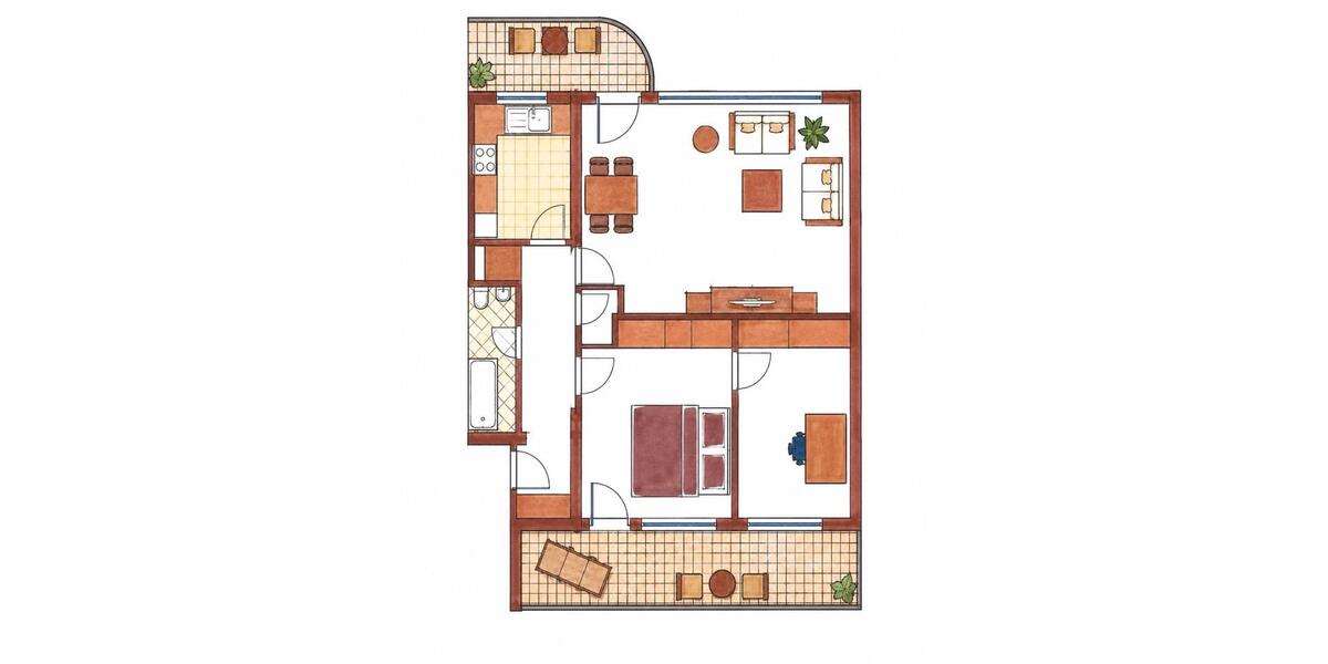 Etagenwohnung Krefeld Dießem - 3 Zimmer, 83 m&sup2;, 200.000&euro; | Angebot:26993466