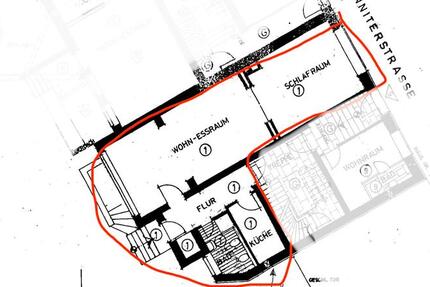 Wohnung Duisburg Duisburg-Mitte - 3 Zimmer, 127 m&sup2;, 199.000&euro; | Angebot:26033201