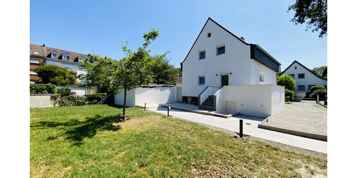 Einfamilienhaus mit 5 Zimmern und 2 Bädern, großem Garten ideal für Familien. Komplett saniert! - Einfamilienhaus Düsseldorf / Rath Rath | Angebot:27190569