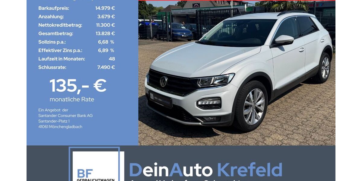 VW T-Roc 82.120 km 14.979 &euro; Krefeld 47805