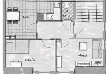 Wohnung Gelsenkirchen Gelsenkirchen-Nord - 2 Zimmer, 45 m&sup2;, 380&euro; | Angebot:25947634