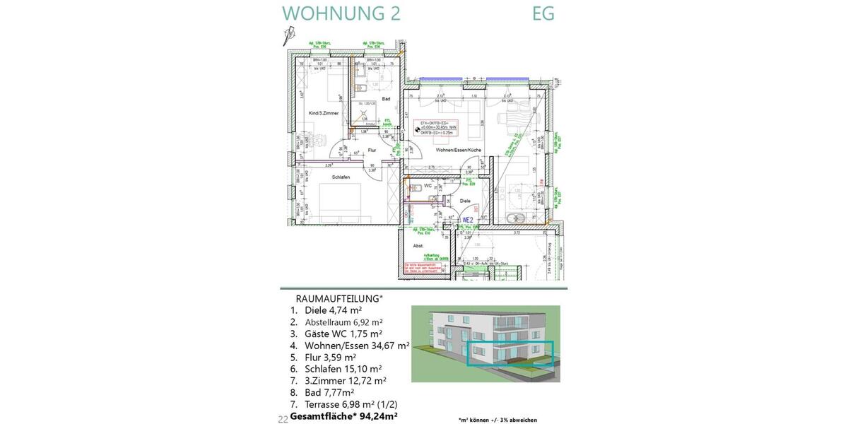Einfamilienhaus Duisburg Baerl - 3 Zimmer, 111 m&sup2;, 1.665&euro; | Angebot:24769504