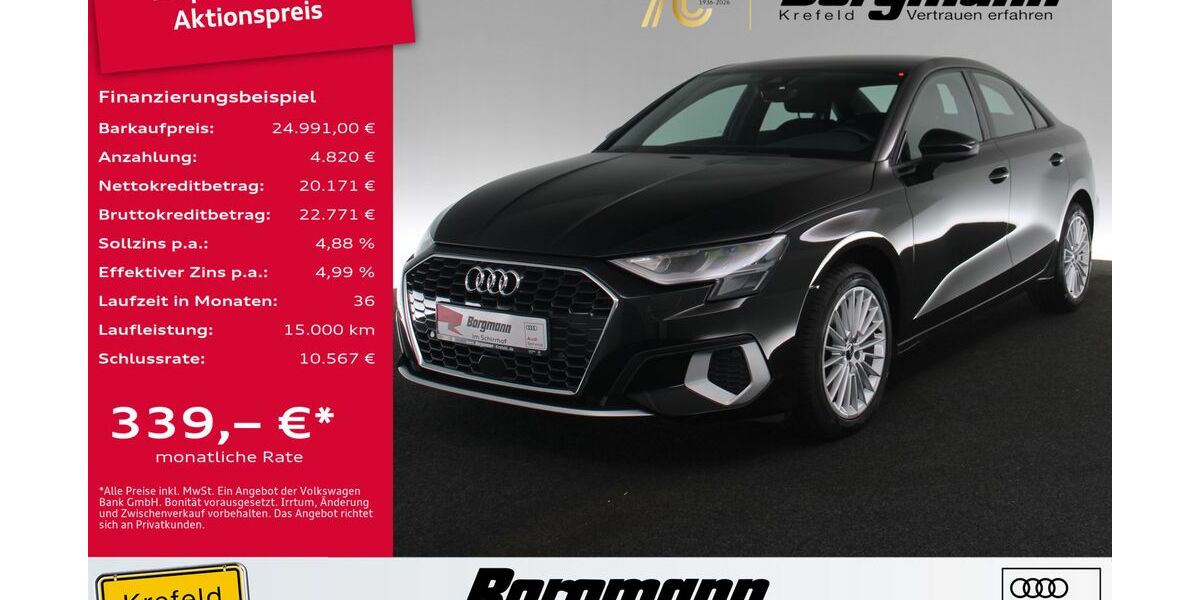 Audi A3 48.920 km 22.992 &euro; Krefeld 47803
