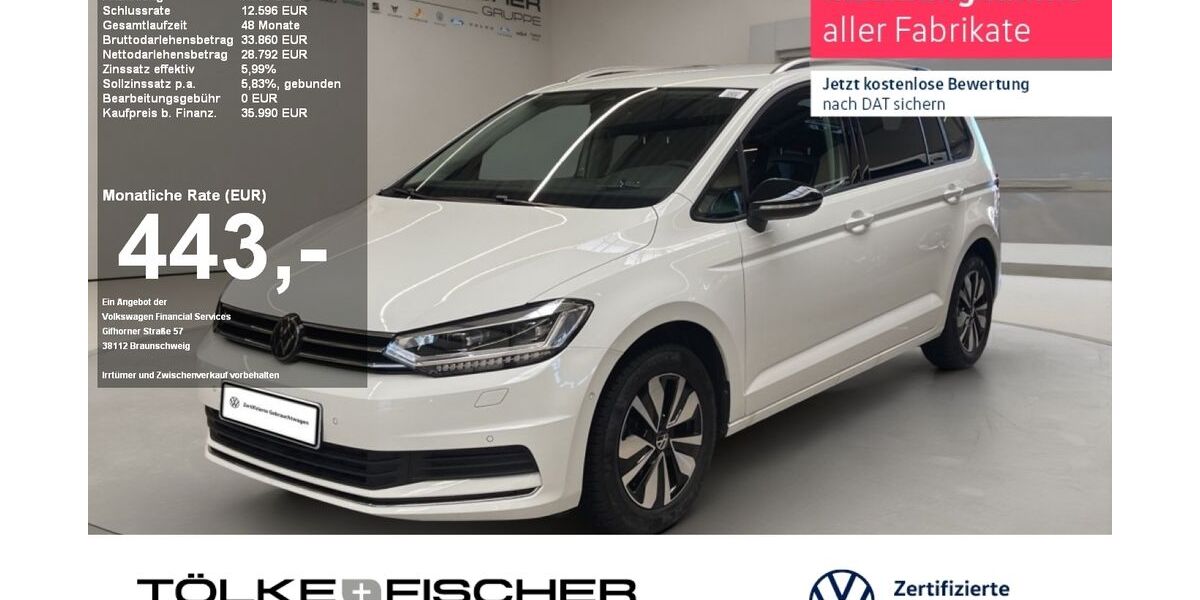 VW Touran 15.145 km 34.744 &euro; Krefeld 47805