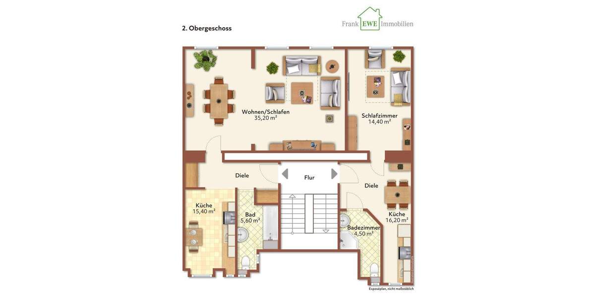 Etagenwohnung Düsseldorf / Eller Eller - 3 Zimmer, 82 m&sup2;, 264.000&euro; | Angebot:25821457