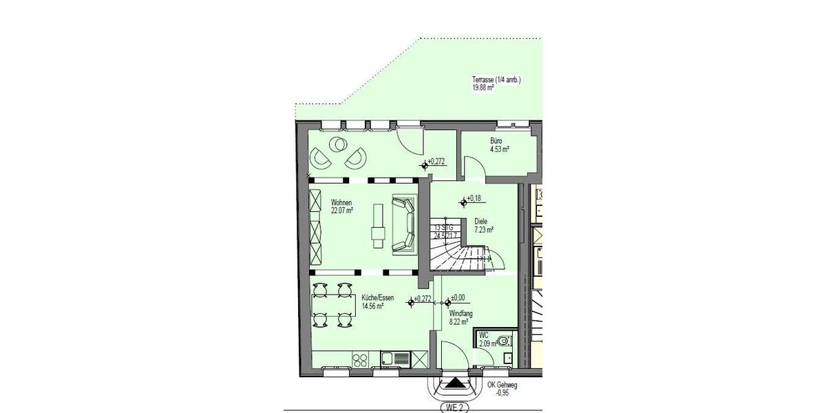 Doppelhaushälfte Wuppertal Gemarkung Langerfeld - 5 Zimmer, 143 m&sup2;, 1.850&euro; | Angebot:25988676