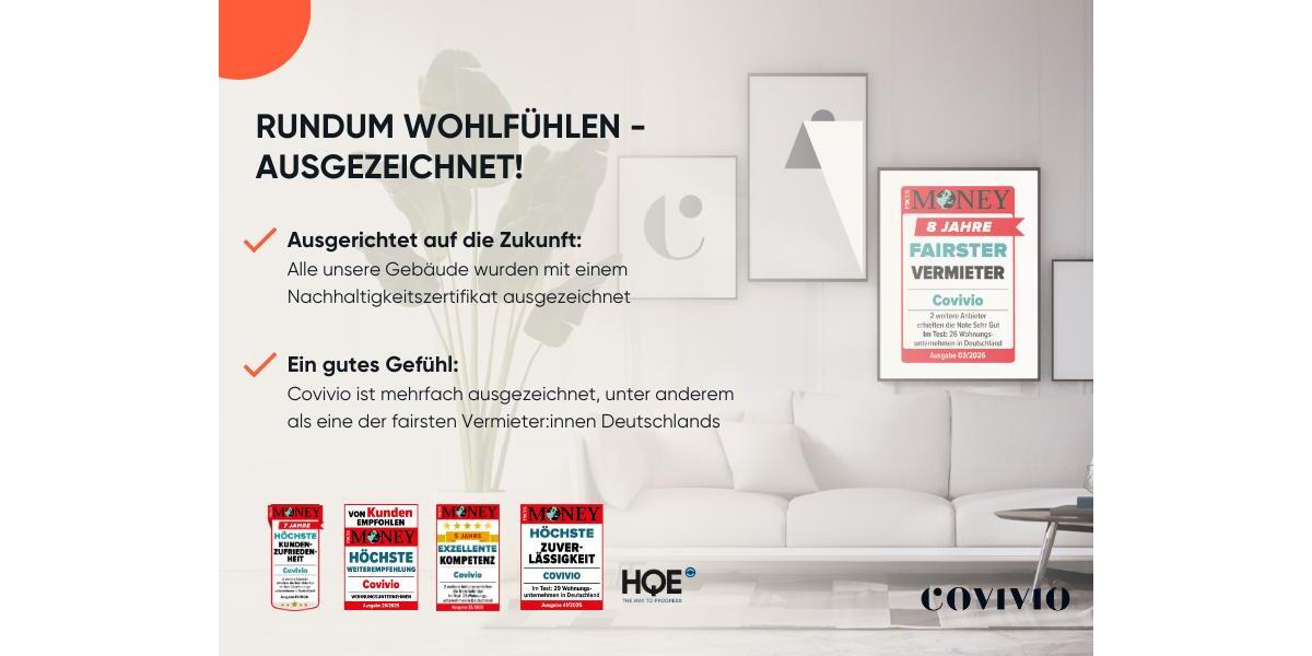 Etagenwohnung Essen Stadtbezirk II - 2 Zimmer, 64 m&sup2;, 753&euro; | Angebot:25901445