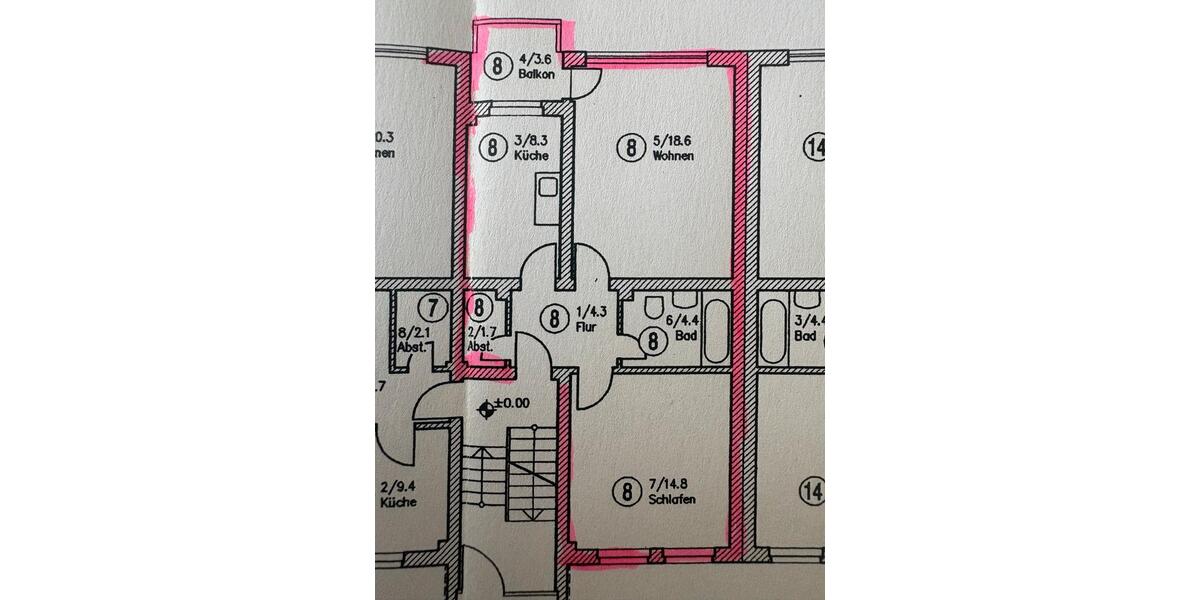 Hochparterre Haan - 2 Zimmer, 55 m&sup2;, 160.000&euro; | Angebot:26049085