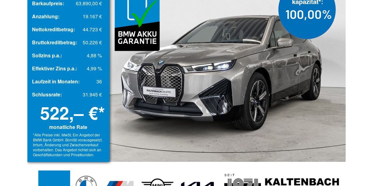 BMW iX 36.712 km 63.890 &euro; Remscheid 42897