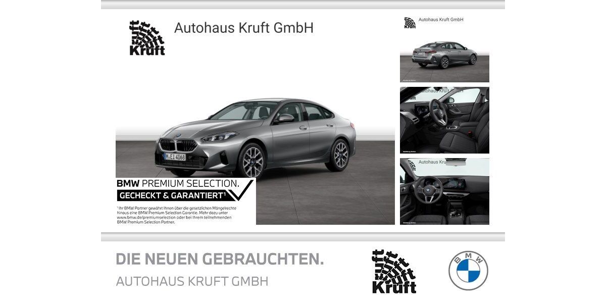BMW 220 Gran Coupé 17.540 km 35.975 &euro; Oberhausen 46117