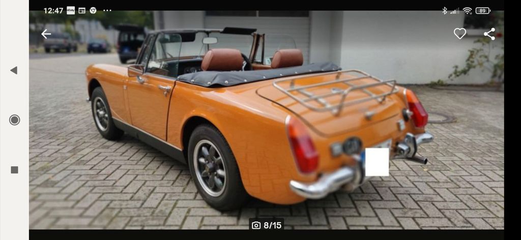 MG Midget 49.000 km 7.770 &euro; Gelsenkirchen 45886