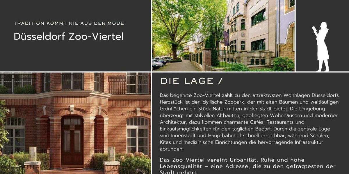Etagenwohnung Düsseldorf Düsseltal - 2 Zimmer, 47 m&sup2;, 240.000&euro; | Angebot:25774674