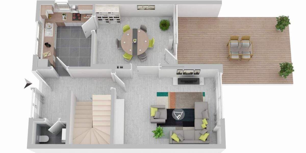 Reihenendhaus Krefeld Bockum - 5 Zimmer, 146 m&sup2;, 420.000&euro; | Angebot:25692294