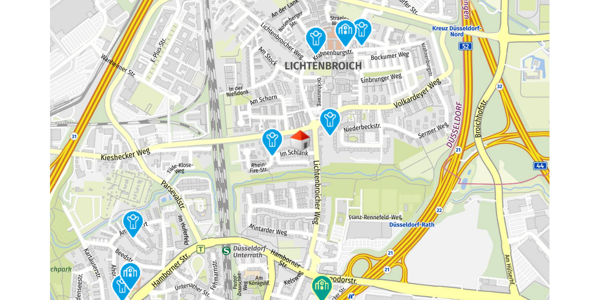 Einfamilienhaus mit 5 Zimmern und 2 Bädern, großem Garten ideal für Familien. Komplett saniert! - Einfamilienhaus Düsseldorf / Rath Rath | Angebot:27190569