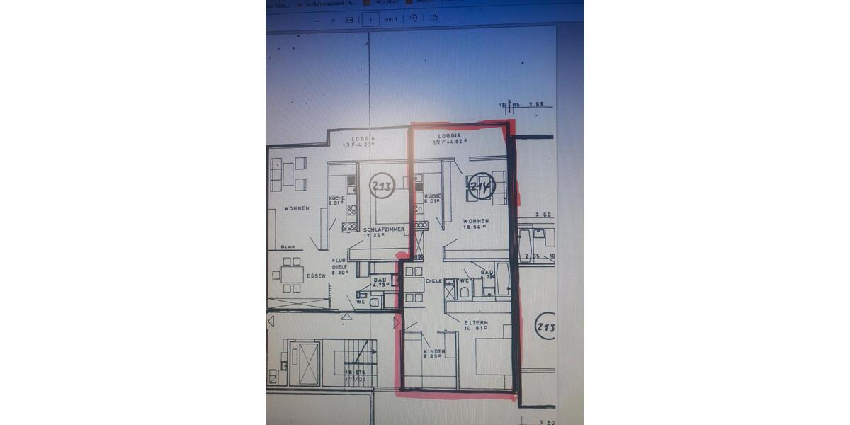 Etagenwohnung Monheim am Rhein - 3 Zimmer, 72 m&sup2;, 250.000&euro; | Angebot:26408509