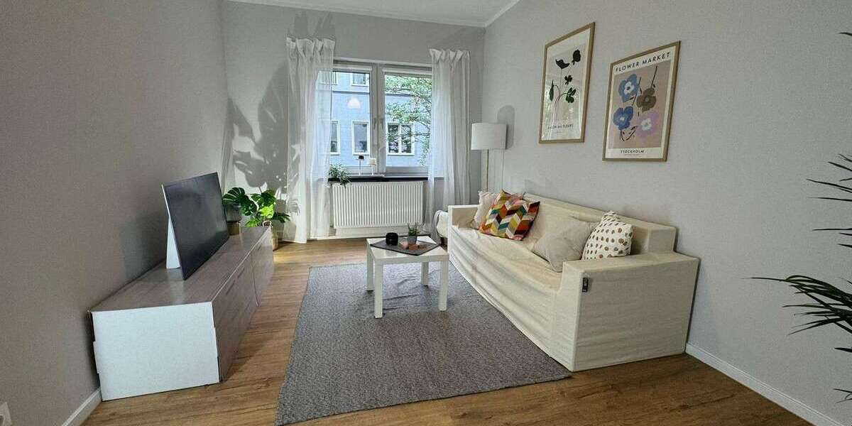 Etagenwohnung Düsseldorf Oberbilk - 2 Zimmer, 65 m&sup2;, 1.200&euro; | Angebot:26584108