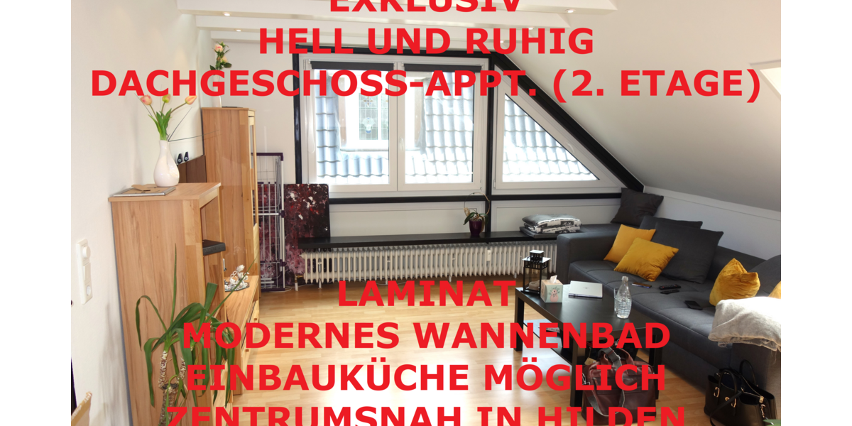 Etagenwohnung Hilden Kleef - 1 Zimmer, 44 m&sup2;, 530&euro; | Angebot:26375643