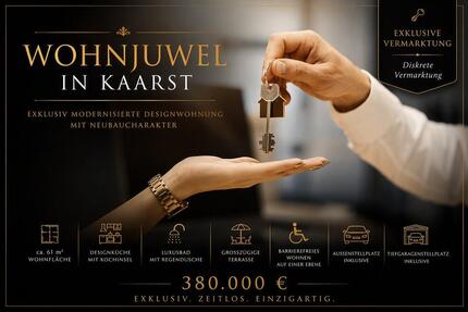 Wohnung Kaarst - 2 Zimmer, 61 m&sup2;, 380.000&euro; | Angebot:27446961