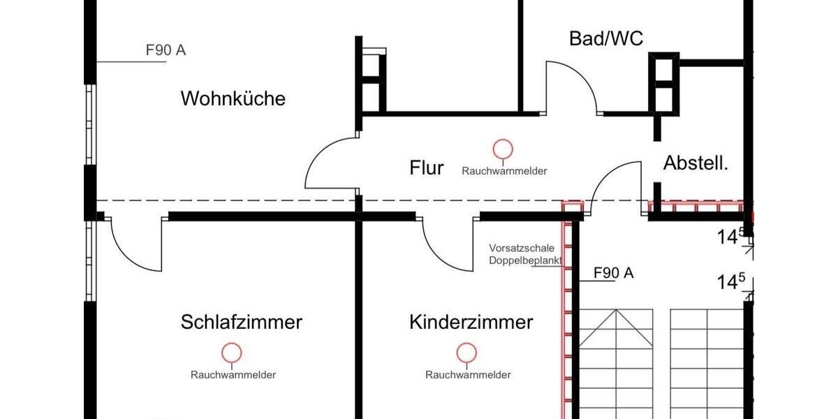 Dachgeschoßwohnung Duisburg Angerhausen - 3 Zimmer, 55 m&sup2;, 550&euro; | Angebot:27581279