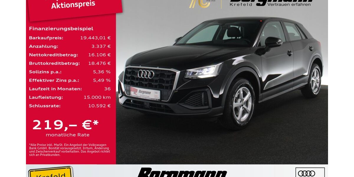 Audi Q2 54.584 km 19.443 &euro; Krefeld 47803