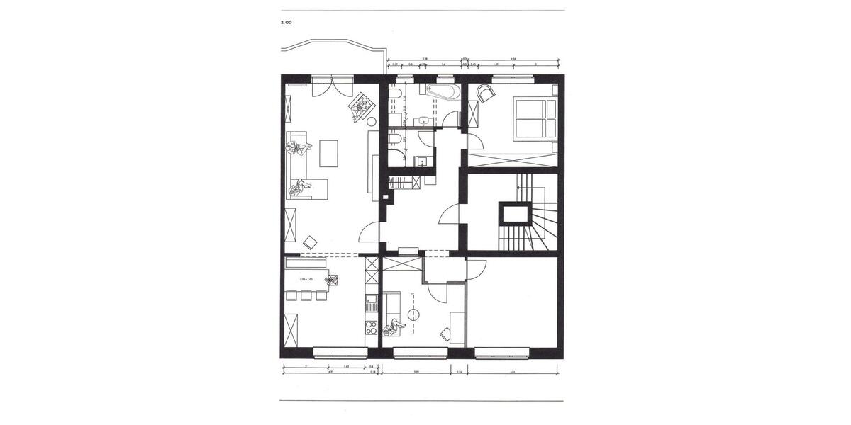 Etagenwohnung Gelsenkirchen - 4 Zimmer, 119 m&sup2;, 790&euro; | Angebot:27547784