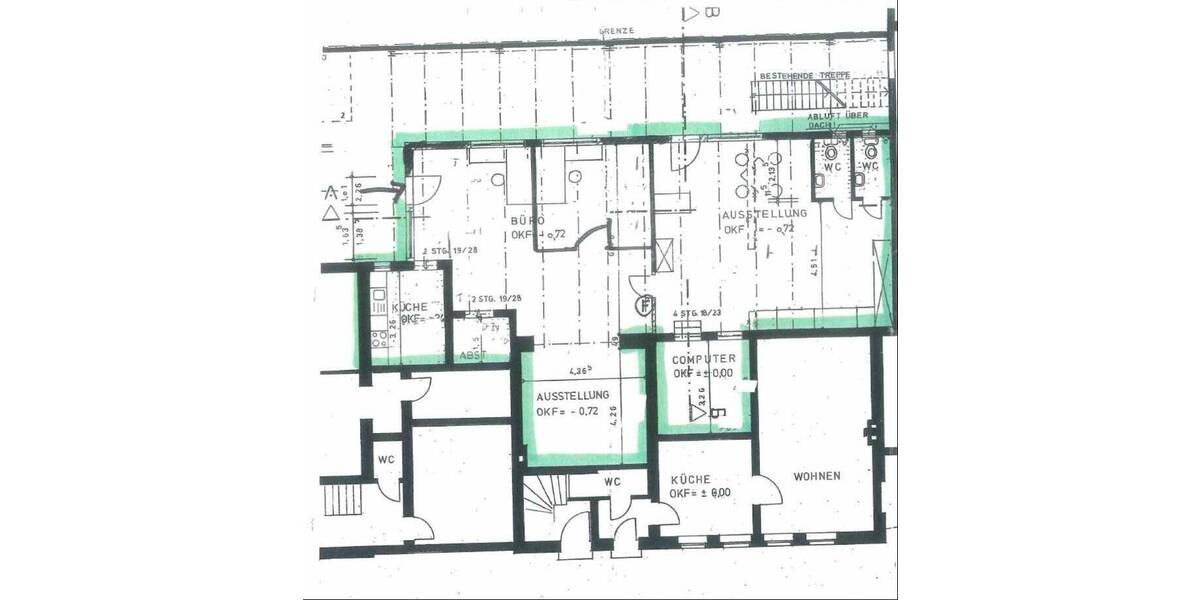 Gewerbeobjekt Velbert Mitte - 4 Zimmer, 148 m&sup2;, 1.200&euro; | Angebot:25733774