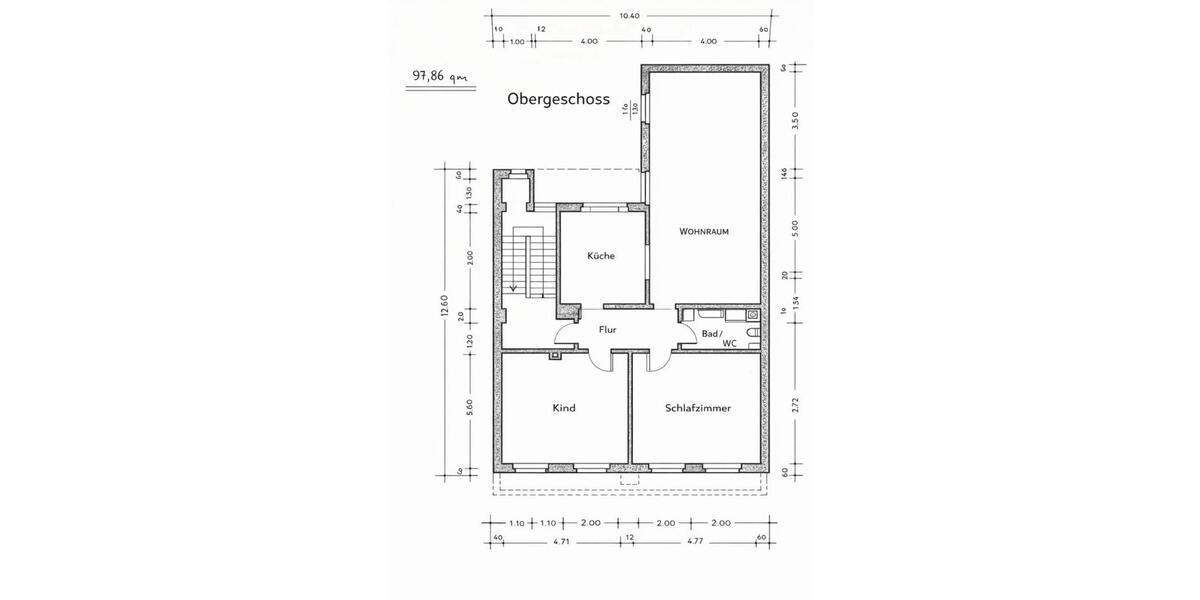 Etagenwohnung Duisburg Hamborn - 3 Zimmer, 98 m&sup2;, 901&euro; | Angebot:25918389