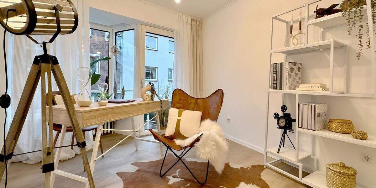 Etagenwohnung Duisburg Alt-Homberg - 3 Zimmer, 90 m&sup2;, 169.000&euro; | Angebot:25774429