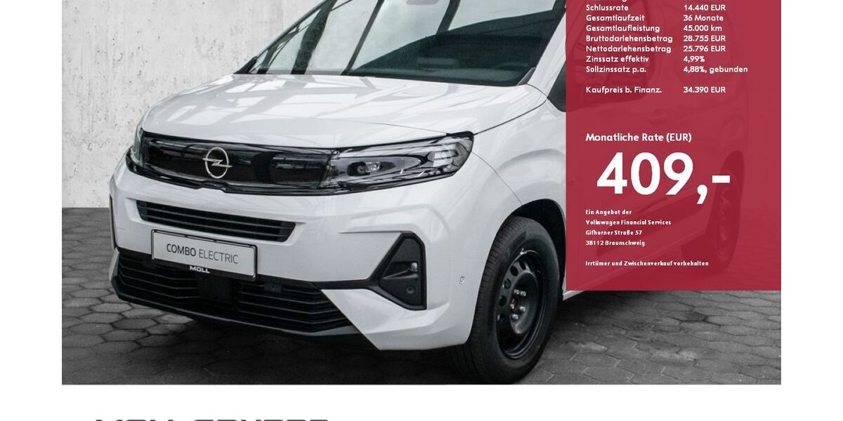 Opel Combo 1.500 km 34.390 &euro; Kaarst 41564