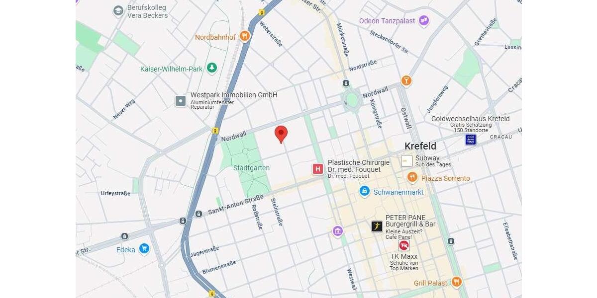 Etagenwohnung Krefeld - 1 Zimmer, 39 m&sup2;, 430&euro; | Angebot:26019340