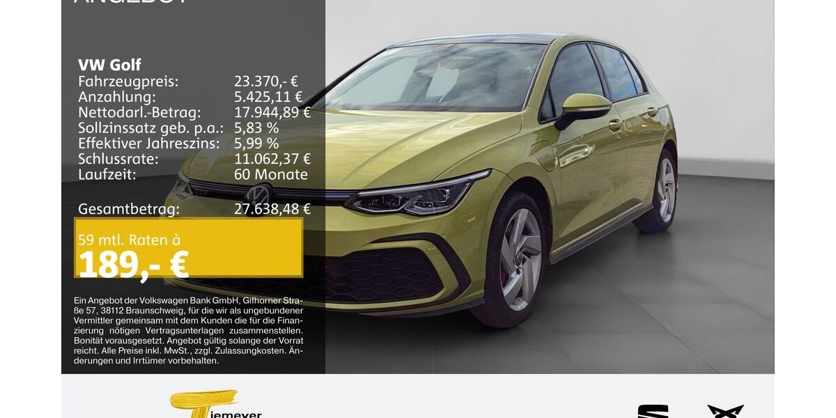 VW Golf 74.905 km 22.250 &euro; Gelsenkirchen OT Beckhausen 45899