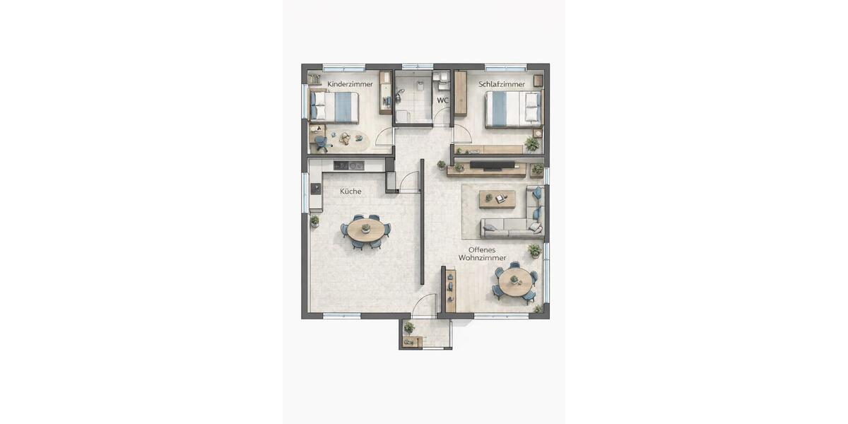 Etagenwohnung Bottrop - 3.5 Zimmer, 82 m&sup2;, 575&euro; | Angebot:25987538