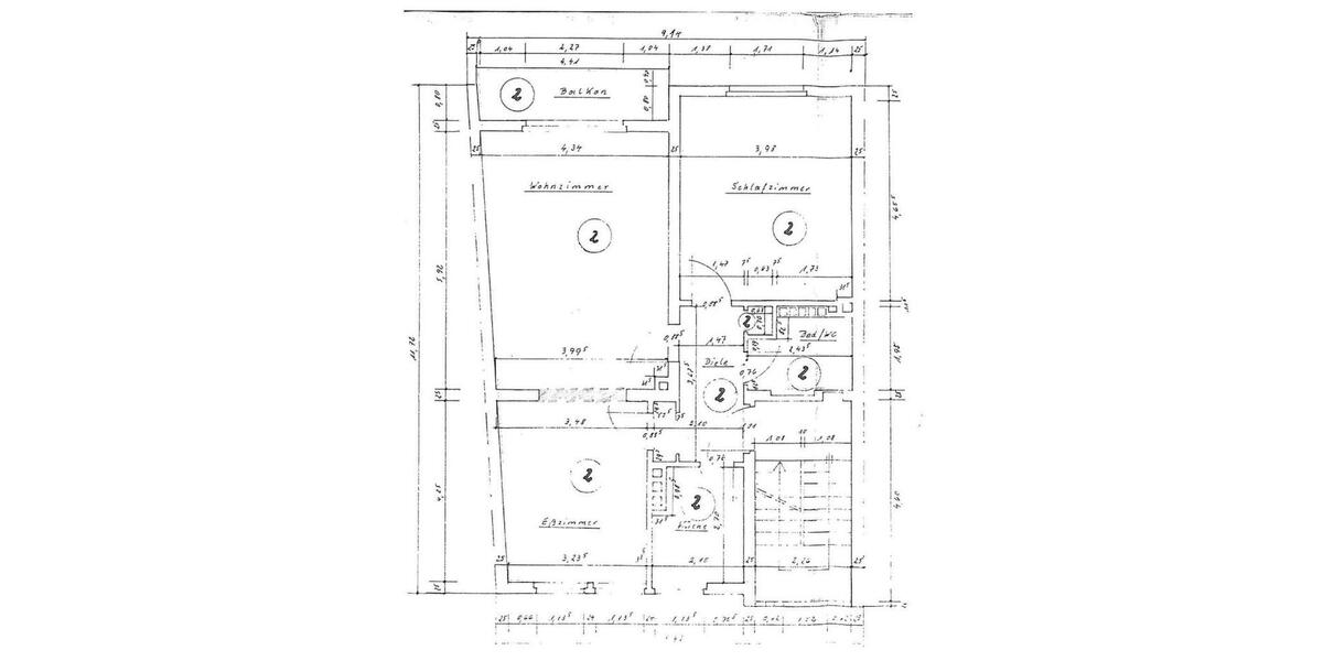 Etagenwohnung Duisburg Duisburg-Mitte - 3.5 Zimmer, 77 m&sup2;, 179.000&euro; | Angebot:27004144