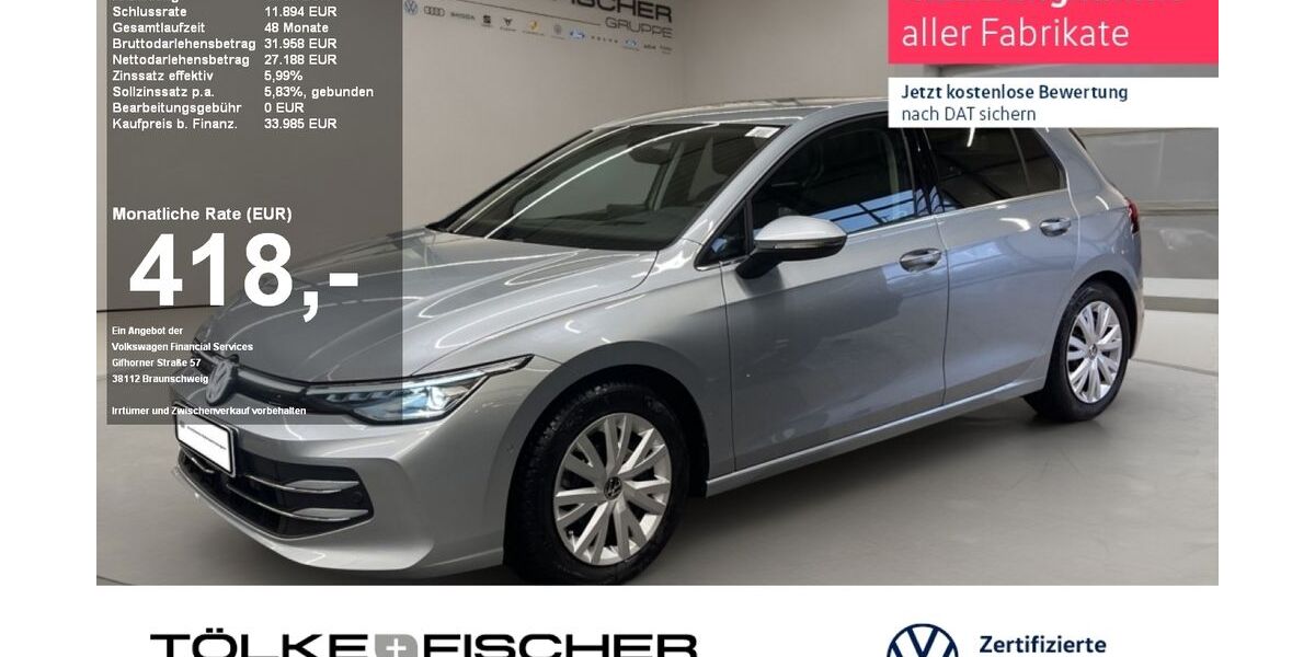 VW Golf 9.444 km 29.489 &euro; Krefeld 47805