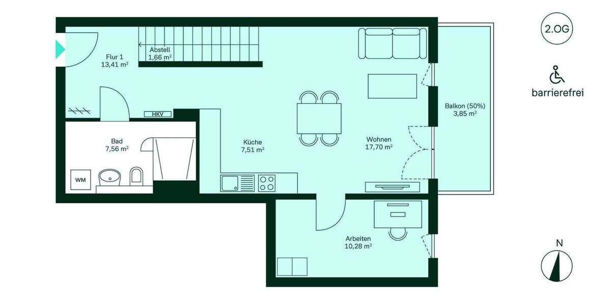 Etagenwohnung Düsseldorf Benrath - 6 Zimmer, 127 m&sup2;, 724.900&euro; | Angebot:25938913
