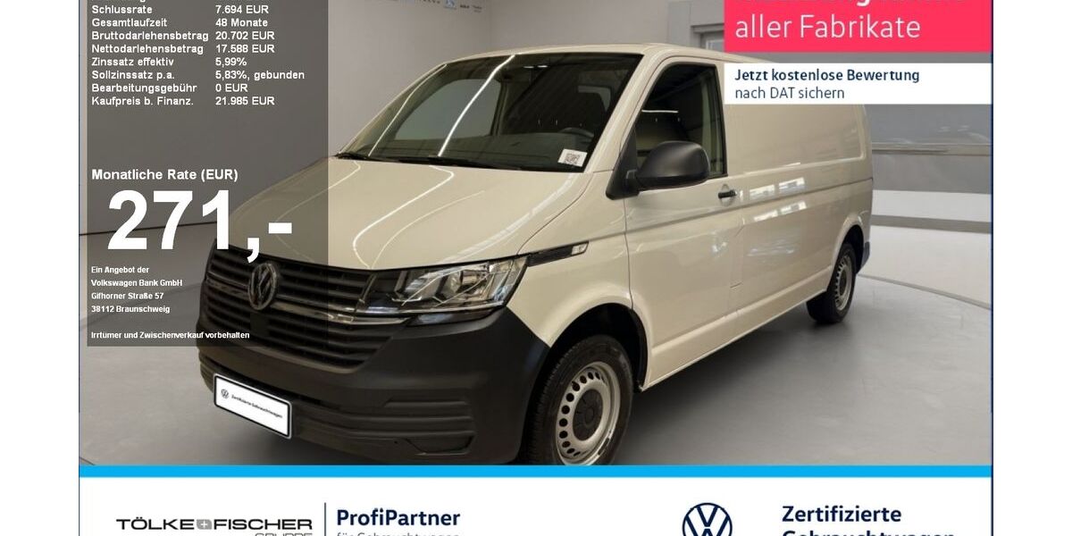VW T6 Transporter 93.106 km 20.999 &euro; Krefeld 47805