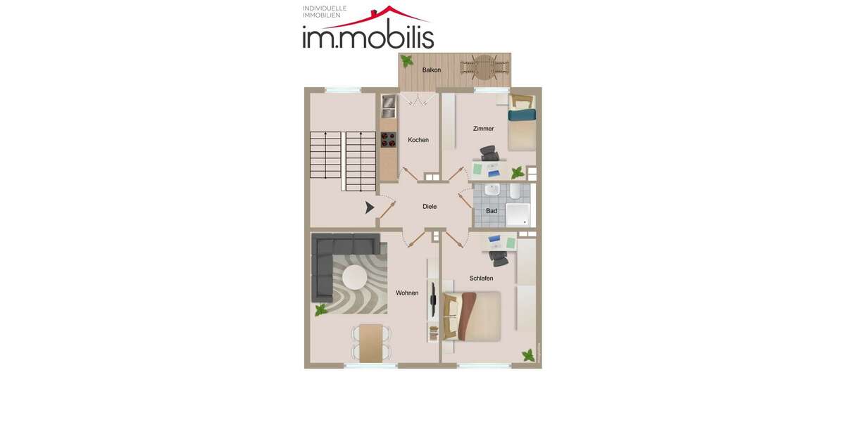 Etagenwohnung Düsseldorf Stadtbezirk 3 - 3 Zimmer, 70 m&sup2;, 297.000&euro; | Angebot:26087474