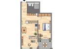 Erdgeschoßwohnung Essen Südviertel - 2 Zimmer, 65 m&sup2;, 809&euro; | Angebot:26249922