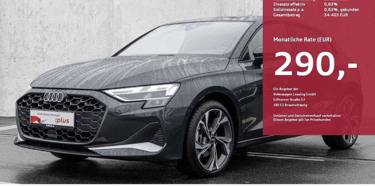 Audi A3 7.980 km 33.880 &euro; Düsseldorf 40474