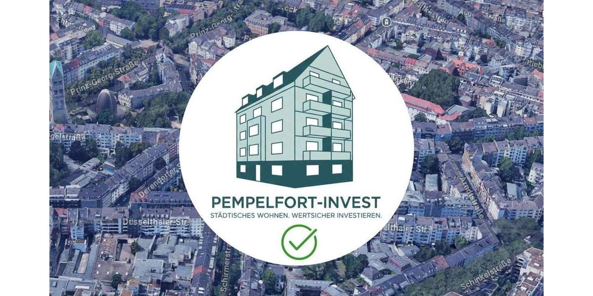 Etagenwohnung Düsseldorf Pempelfort - 2 Zimmer, 57 m&sup2;, 269.000&euro; | Angebot:25928925