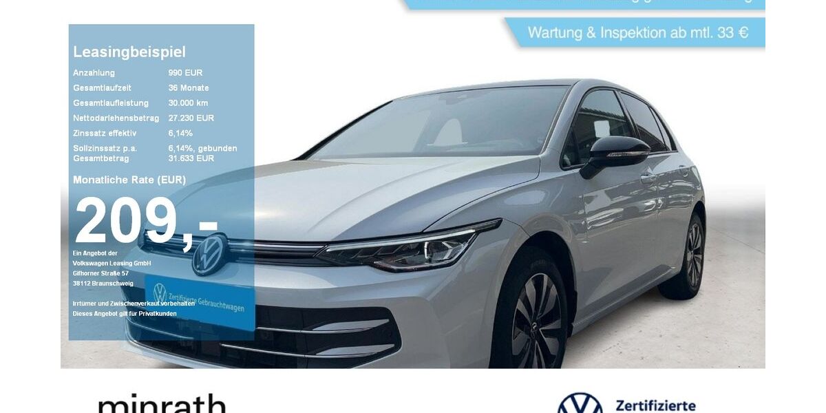 VW Golf 7.868 km 26.980 &euro; Moers 47441