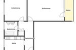 Etagenwohnung Duisburg Hamborn - 2 Zimmer, 74 m&sup2;, 499&euro; | Angebot:27564989