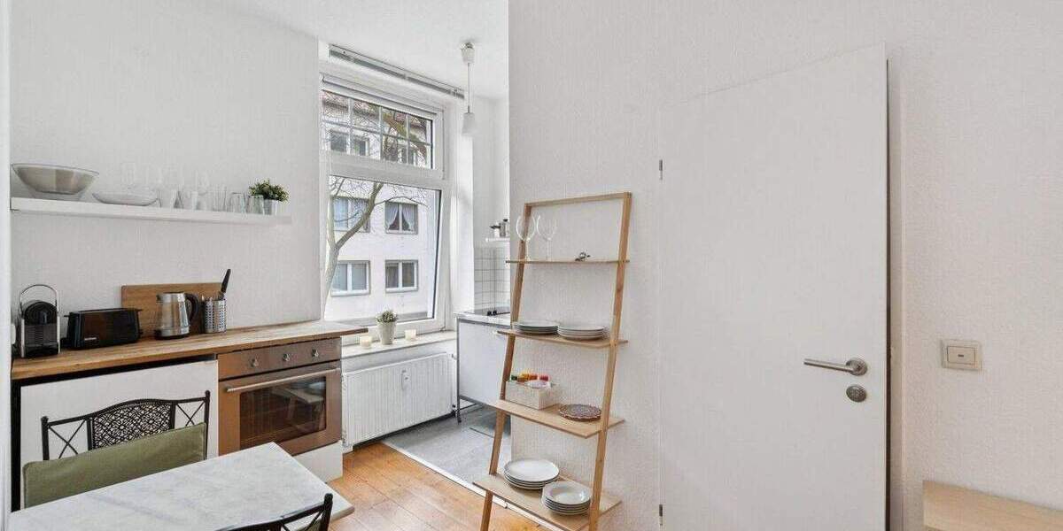 Etagenwohnung Düsseldorf Oberbilk - 2 Zimmer, 38 m&sup2;, 215.000&euro; | Angebot:25687715