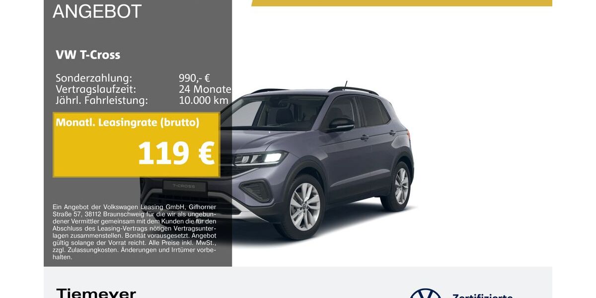 VW T-Cross 25.845 km 19.750 &euro; Duisburg 47059