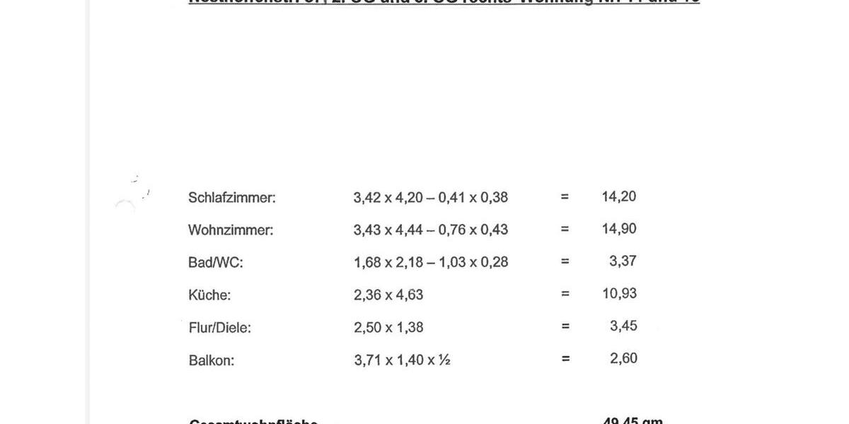 Mehrfamilienhaus, Wohnhaus Düsseldorf Stadtbezirk 8 - 2 Zimmer, 50 m&sup2;, 168.500&euro; | Angebot:26047435